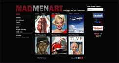 Desktop Screenshot of madmenart.com